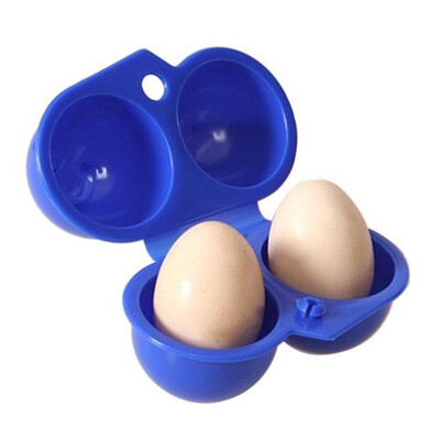 

Portable Storage Box Hiking Outdoor Camping Carrier For 2 Egg Case