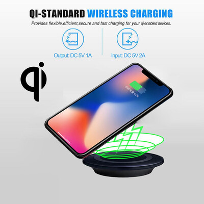 

Wireless charging pad qi wireless charging charger pad for iphone 8 8plus x