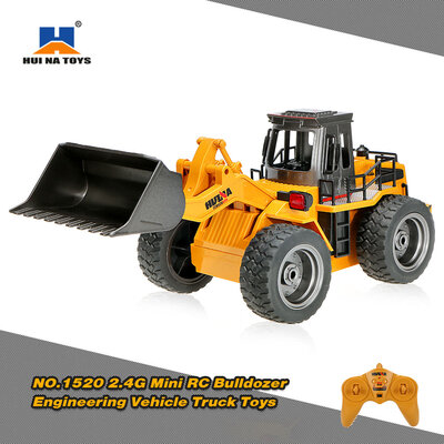 

Original HUI NA TOYS NO1520 24G 6CH Mini RC Bulldozer Engineering Vehicle Truck Toys