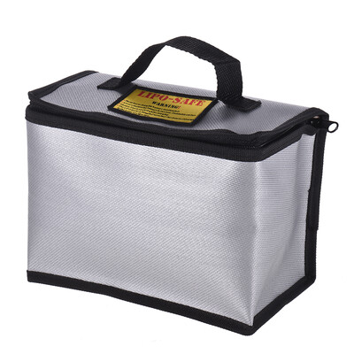 

Fireproof Explosionproof Lipo Battery Safe Bag Portable Heat Resistant Pouch Sack for Battery Charge & Storage 215 115 155mm