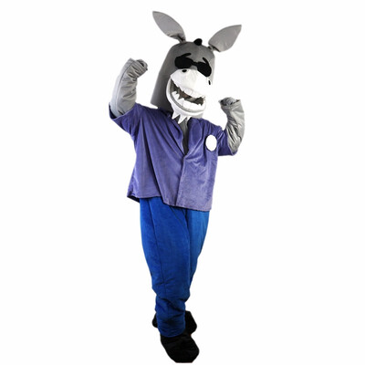 

LangtengDonkey Mascot Cartoon Costume Cosplay Party Halloween Christmas Festival Performance