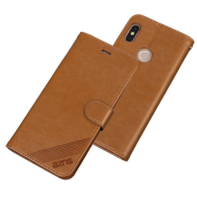

MOONCASE Millet Mi A2 Mi 6X Ya Zun Shi TPU Wallet - Light Brown
