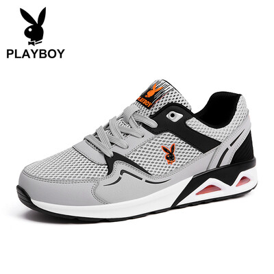 

Playboy PLAYBOY sports running mesh casual shoes mens belt with lightweight wild DS83097 gray 39