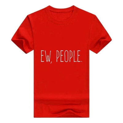 

Ew People Funny Basic Cotton T-Shirt