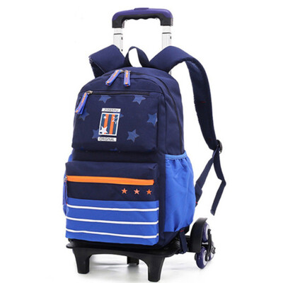 

6 wheels Trolley schoolbag brand fashion backpack 3 wheel teenagers book bags primary school bag girls boys gift travel Luggage