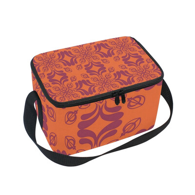 

ALAZA Insulated Lunch Box Modern Vintage3 Lunch Bag for Men Women Portable Tote Bag Cooler Bag