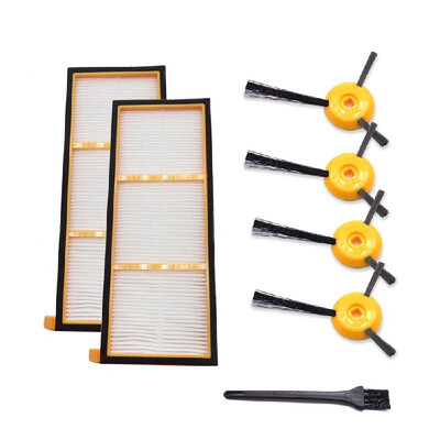 

Vacuum Cleaner Parts 4PCS Side Brushes&2PCS HEPA Filter for Shark ION Robot RV700 RV720 RV750 RV750C RV755