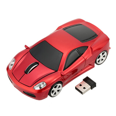 

24GHz Wireless Racing Car Shaped Optical USB MouseMice 3D 3 Buttons 1000 DPICPI for PC Laptop Desktop