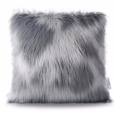 

Luxury Warm Faux Fur Cushion Pink Heart Shape Long Plush Pillow Winter Imitation Mink Fur Cushion For Bed Sofa Tatami Home Decor