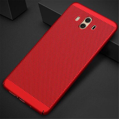 

Goowiiz Phone Case For Huawei Honor 6A7X7 Plus7S8 PlusY9 2018 Full Protection Slim Hard PC Breathable Grid Back Cover