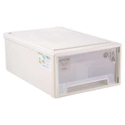 

Van Gogh VENGO Medici Plastic Drawer Underwear Storage Cabinet Multi-Press Panties Socks Bra Box Clothing Organizer Transparent Storage Box Locker About 10L 12