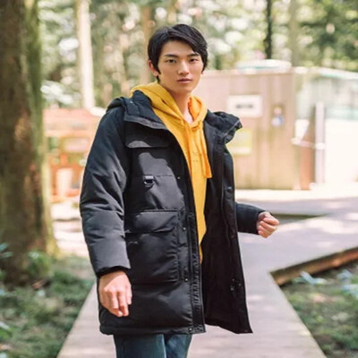 

Xiaomi Youpin Fashion Outdoor Leisure Long Thick Goose Down Jacket for Men Women Cloth