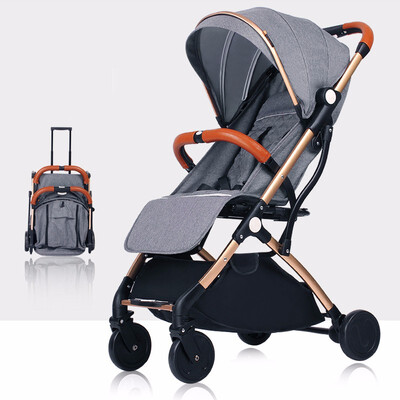 

Baby stroller lightweight portable mini children can sit can lie folding pocket umbrella car baby bb carts