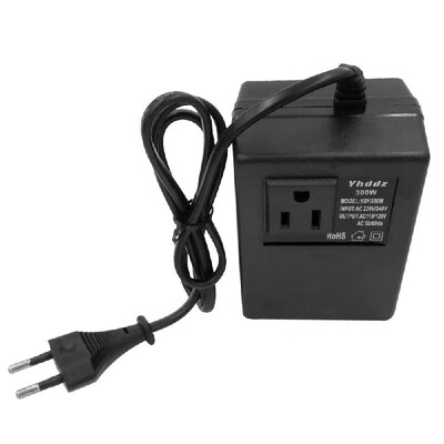 

Intelligent Efficient Household 300W AC 220V To 110V Step Down Transformer Travel Power Adapter Voltage Converter