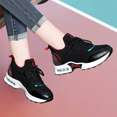 

Centennial Centenary Korean version of the versatile flat with low cut lace color casual gym running shoes 1850 black 40