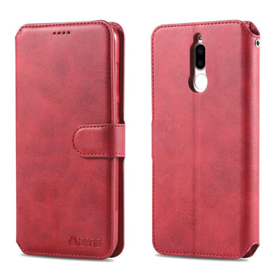 

MOONCASE Huawei Mate 10 Lite Dallas Series Leather Case - Red