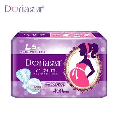 

Doria Maternal Sanitary Napkin Long Maternal Months Excrement Dedicated Special Soft Latex Wipes  Code 5 Pieces