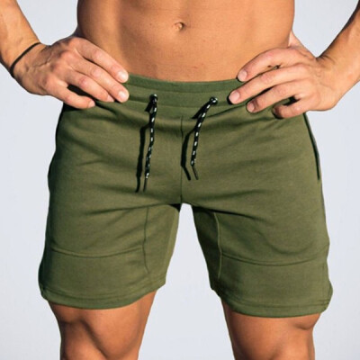 

Mens Fashion Casual Solid Color Beach Quick Dry Breathable Strappy Pocket Shorts