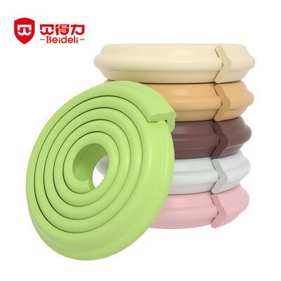 

Bedlift free adhesive thickening widened baby anti-collision bed bed corner anti-smashing childrens table corner corner soft edging baby anti-collision sponge foam safety protection grass green 4 m