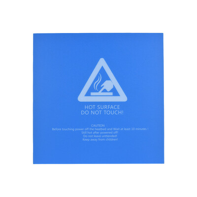 

1pc 220 220mm Heat Bed Sticker Sheet Hot Bed Build Surface Tape 80-100℃ with Adhesive Back for 3D Printer Creality CR-10 CR-10S