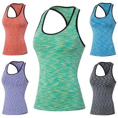

New Women Girls Slim Vest Sportswear Sleeveless Fitness Tights Gym Yoga Run Sports Tank Tops