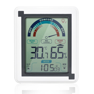 

LCD Electronic Weather Clock Temperature Humidity Meter Indicator Thermometer