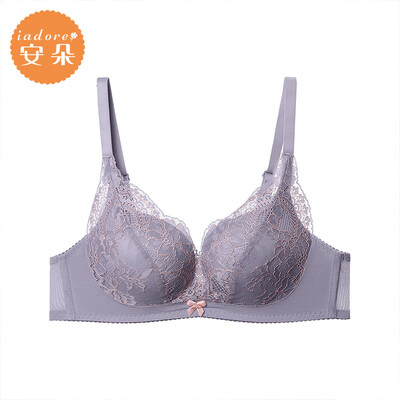 

An Lifangs An Duo no steel ring on the support chest thick cup gather side red underwear HB0172U gray GRY 75A