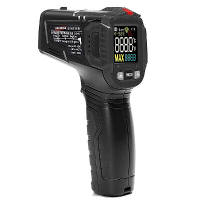 

WinAPEX Handheld Non-contact Infrared Digital Thermometer Meter -50 to 600 Degrees Celsius with VA Colorful Screen 12-point Temper