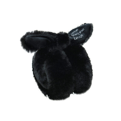 

Women Fashion Cute Earmuffs Ear Cover Outdoor Winter Warm Soft Plush Earwarmer Bowknot Design Rabbit Ears Folding Ear Muff