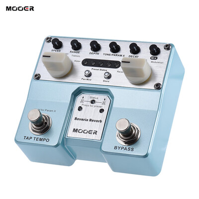 

MOOER Reverie Reverb Guitar Effect Pedal 5 Reverberation Modes 5 Enhancing Effects with Two Footswitch