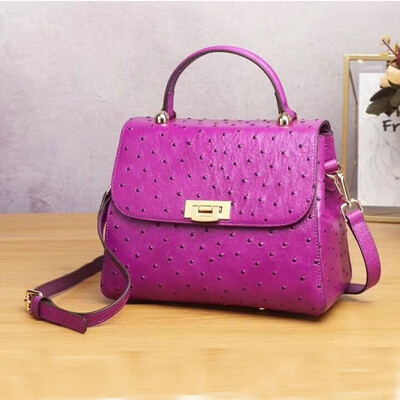 

SUWERER 2019 New Superior cowhide women genuine leather bags Embossed ostrich pattern Fashion luxury women leather tote bag