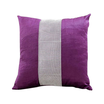 

UpperX Pillowcase Modern&Stylish Simple diamond Cushion Cover Diamond Cushion Cover in Luxury Flannel for Wedding Decor