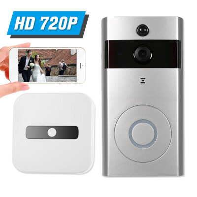 

WiFi Smart Wireless Security DoorBell Smart HD 720P Visual Intercom Recording Video Door Phone With Indoor Ding-Dong APP Remote Ho