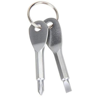 

Stainless Steel Multitools Key Ring EDC Screwdriver Pocket Outdoor Set