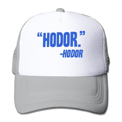 

Adult Hodor Hodor Trucker HatsUnisex Mesh Capssnapback Baseball Cap Hat