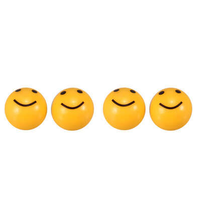 

4Pcs Bicycle Ball Valve Caps with Cute Emoji Pattern Air Valve Caps Tyre Valve Dust Covers for MTB Motorcycle Bicycle Accessories