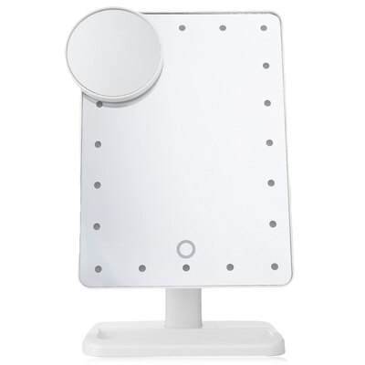 

Portable Folding Table 20 LEDs Lamp Luminous Cosmetic Mirror