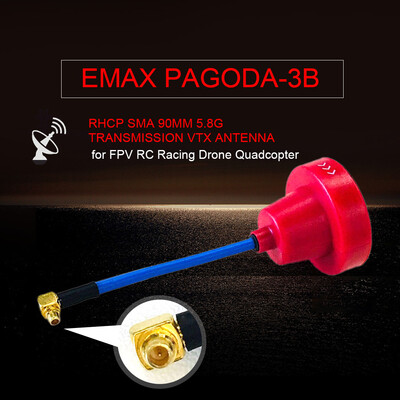 

EMAX Pagoda-3B RHCP MMCX 90MM 58G Transmission FPV Antenna VTX for FPV RC Racing Drone Quadcopter