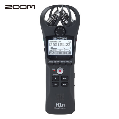 

Japan ZOOM H1n black digital voice recorder recorder microphone professional noise reduction shooting stereo portable recording equipment musical instrument learning business interview