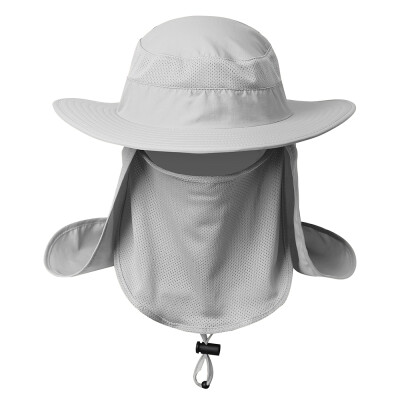 

UV Protection Wide Brim Cap Breathable Face Neck Flap Sun Hat Fishing Hat Anti-mosquito Sun Hat Cap