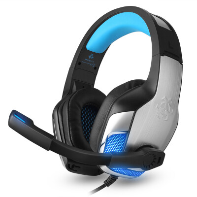 

Hunterspider V-4 35mm Wired Gaming Headsets Over Ear Headphones Noise Canceling Earphone with Microphone LED Light Volume Control