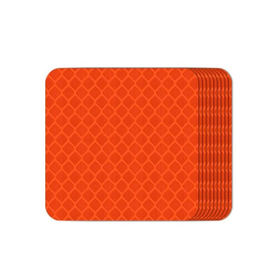 

10Pcs 5X5cm Safety Reflective Warning Strip Tape Car Bumper Reflective Strips Secure Reflector Stickers Decals Car Styling