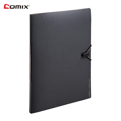 

Comix Portable A4 File Folder with 20 Pockets Documents Paper Organizer Holder for Business Office School Students Supplies