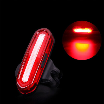 

USB Rechargeable Bicycle Rear Light Cycling LED Taillight Waterproof Red&White