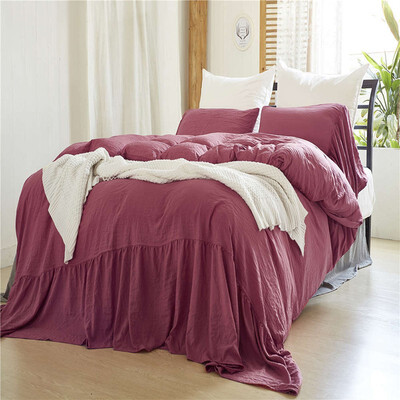 

NeillieN Home Textile Bedding three-piece wash Kit Pillow Cover Bedding Cover American Dimension CoverThree sets of bedding