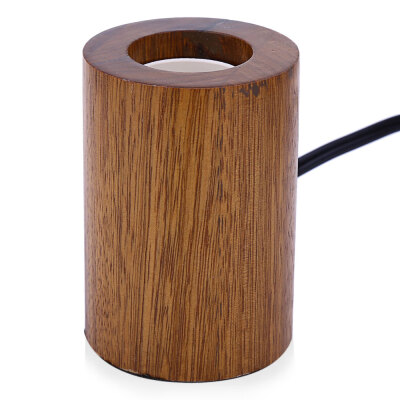 

E27 Modern Minimalist Wood Table Lamp Holder