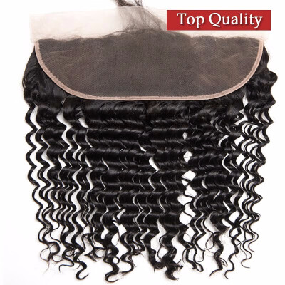 

Nami Hair Best Quality 13x4 Lace Frontal Chinese Virgin Hair Deep Wave Ear To Ear Human Hair Closure With Baby Hair