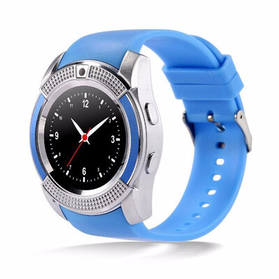 

Smart Watch V8 Men Bluetooth Sport Watches Women Ladies Smartwatch with Camera Sim Card Slot Android Phone PK DZ09 Y1 A1
