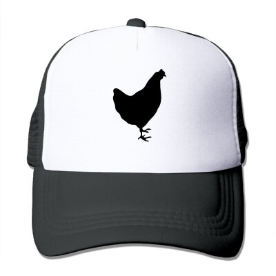 

Pengle Hats Black Silhouette Chicken Trucker Hats Character Designs Hip Hop Baseball Caps