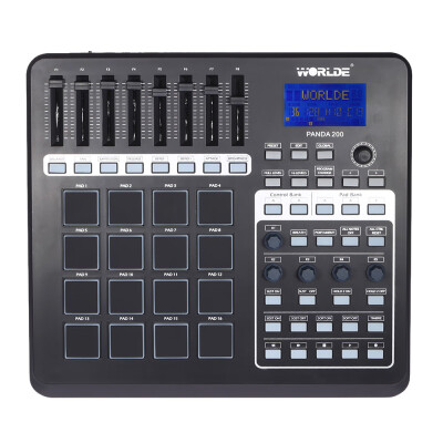 

PANDA200 Portable USB MIDI Pad Controller 16 Drum Pads with USB Cable